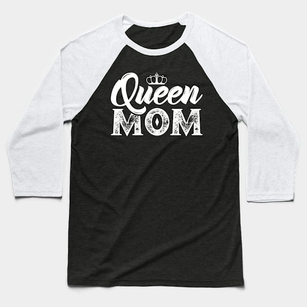 Queen Mom Baseball T-Shirt by teevisionshop